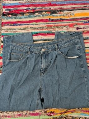 Classic High-Waist Blue Denim Women's Jeans